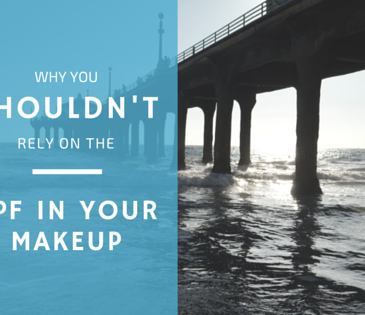 why you shouldn't rely on the spf in your makeup
